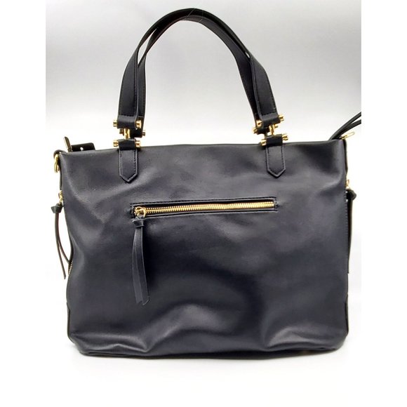 New INC Black Elliah Wrap Tote $99.50 - Picture 4 of 8